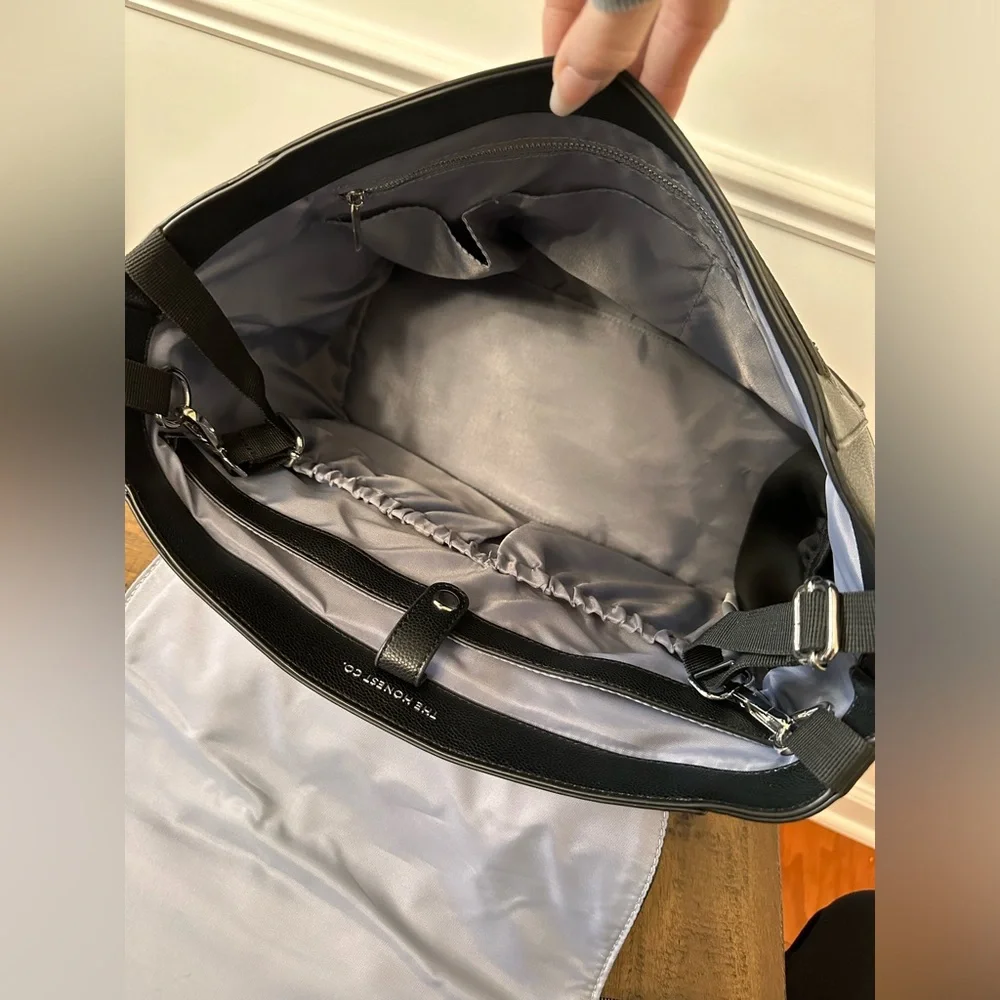 The Honest Company Gray Baby Bag